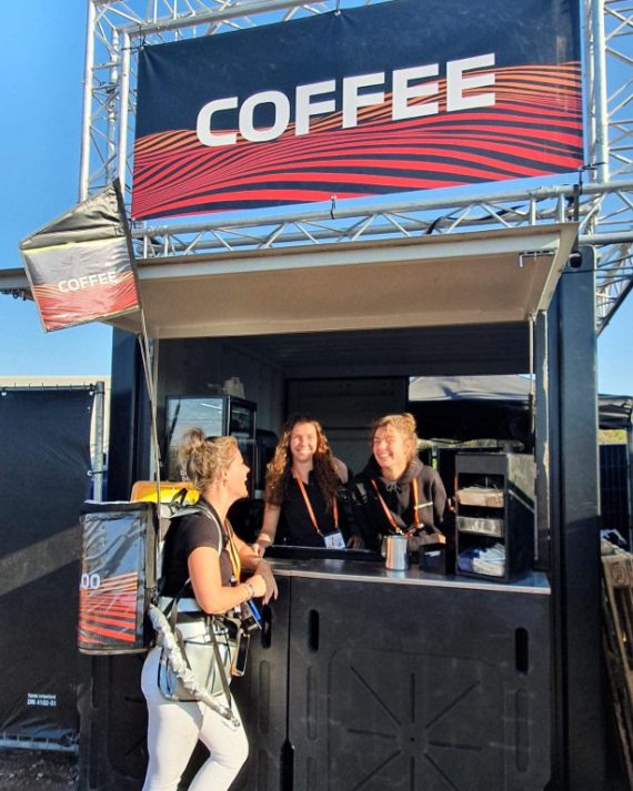 Koffie container huren voor evenement