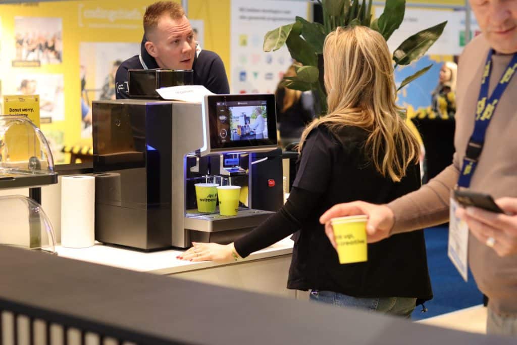 Koffiemachine huren beurs