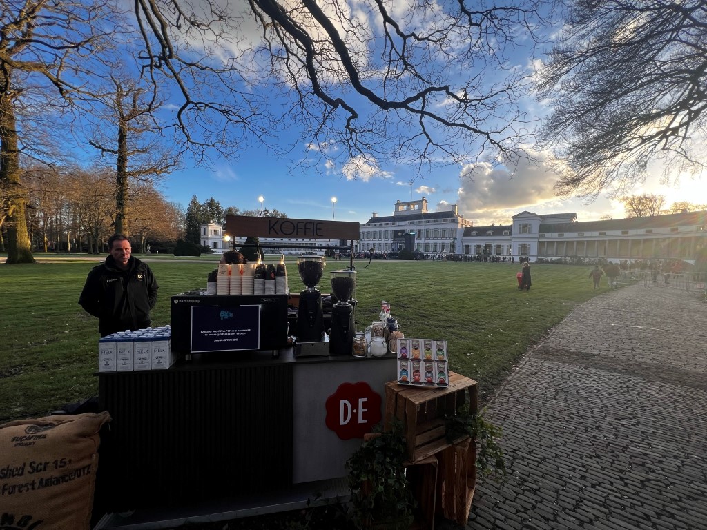 Koffiebar met barista op locatie