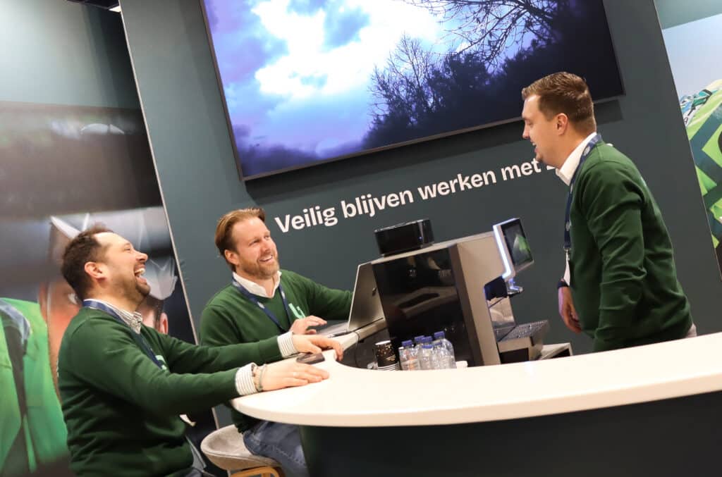 premium koffiemachine op beurs