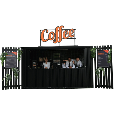 Koffie container voor op evenementen en festivals