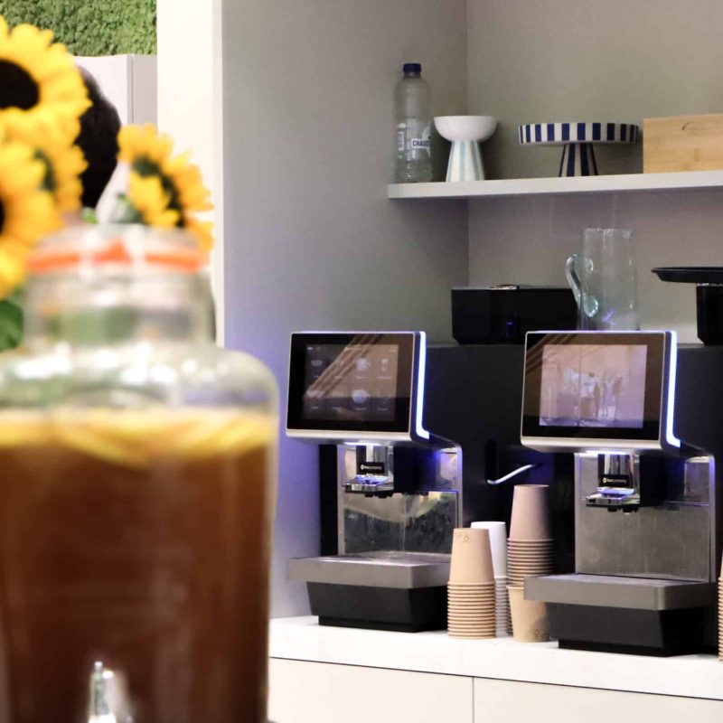 koffiemachine voor open dag