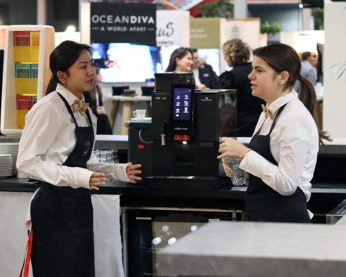 Koffiemachine huren op je beursstand | met of zonder koffie